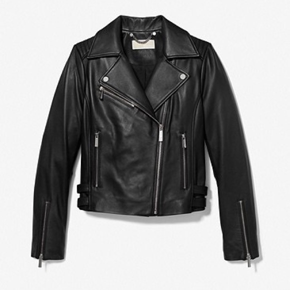 MICHAEL Michael Kors Jackets & Blazers - MICHAEL MICHAEL KORS Leather Moto Jacket XL